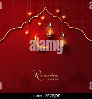 Ramadan Kareem Background Illustration de Vecteur