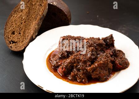 Le boeuf tchèque Goulash Banque D'Images