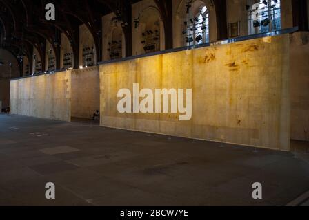 The Ethics of Dust, Westminster Hall, Palace of Westminster, Londres SW1 par Jorge Otero-Pailos Artangel Banque D'Images