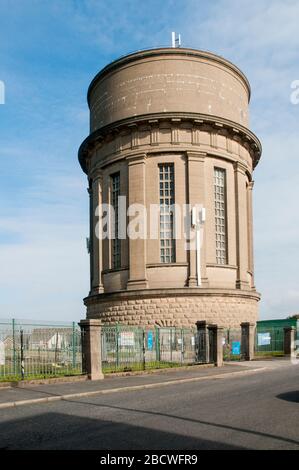 Warbreck Water Tower construite en 1932 pour le Fylde Water Board maintenant United Utilities qui fournit de l'eau aux ménages de Blackpool Lancashire Angleterre Royaume-Uni Banque D'Images