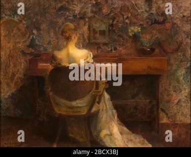 Le Spinet. Banque D'Images