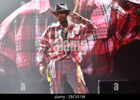 Nelly, Salt N Pepa, Shaggy, Eve, Mya et Blu Cantrell se présentent sur le Kissory présente le Blast Off Tour à First Direct Arena à Leeds avec: Shaggy où: Leeds, Royaume-Uni quand: 05 Mar 2020 crédit: Graham Finney/WENN Banque D'Images