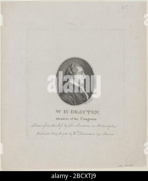 William Henry Drayton. NPG.75.64 Banque D'Images