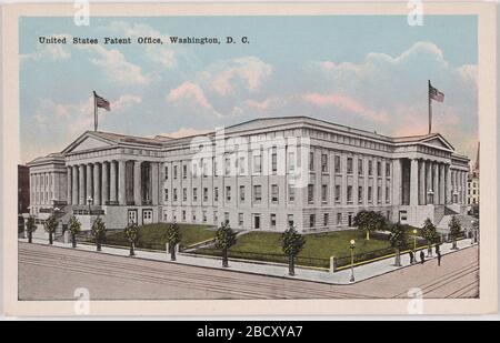 Office des brevets des États-Unis Washington D C. NPG.POB139 Banque D'Images