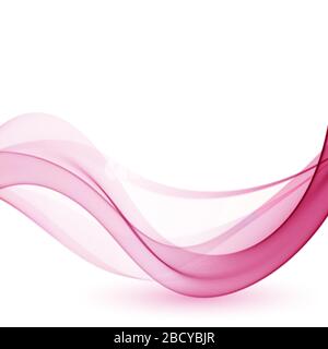 Flux d'onde rose arrière-plan de l'onde vectorielle Fbdistrage10 Illustration de Vecteur