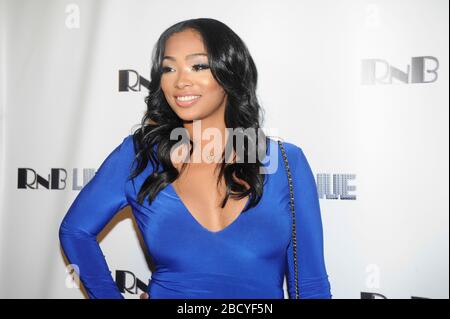 Princess Love sur un jeu de vidéos promotionnelles « Love and Hip Hop Hollywood 2 » le 15 avril 2015 à Studio City, Californie. Banque D'Images