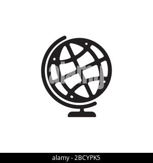 icône globe terrestre Illustration de Vecteur