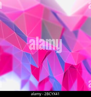 Fond abstrait Lowpoly. Triangles pliés. Illustration de Vecteur