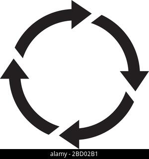 icône recharger / cycle Illustration de Vecteur