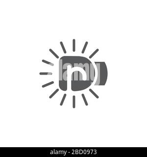 lettre r gants de boxe forme logo vecteur Illustration de Vecteur