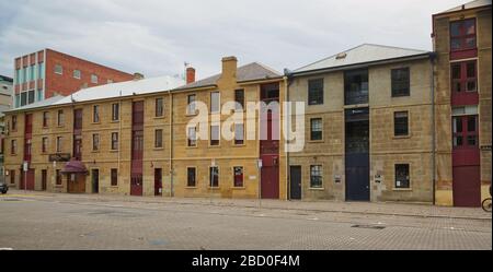 Salamanca déserte, Hobart, virus Corona, Covid 19, Banque D'Images