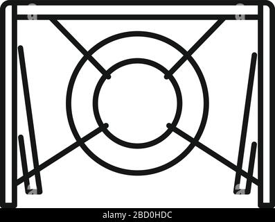 Icône d'obstacle de pneu pour chien. Contour de l'icône vecteur d'obstacle de pneu de chien pour la conception de toile isolée sur fond blanc Illustration de Vecteur