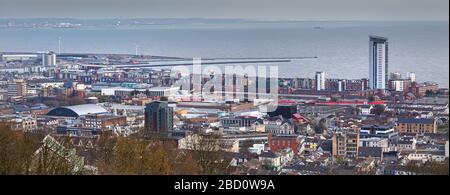 Swansea ville sud du Pays de Galles Banque D'Images