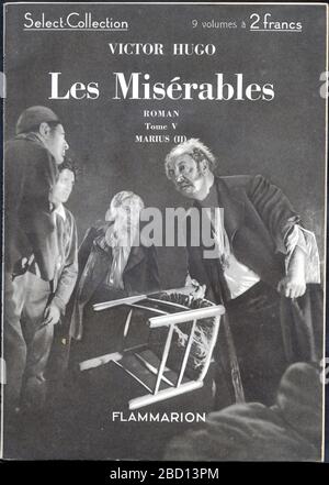 PREMIÈRE DE COUVERTURE.VICTOR HUGO.LES MISÉRABLES.TOME 5.MARIUS(II). Banque D'Images