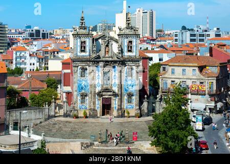 Église Saint-Ildefonso, site classé au patrimoine mondial de l'UNESCO, Porto, Portugal, Europe Banque D'Images