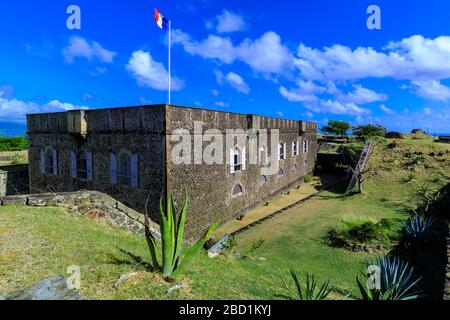 Fort Napoléon, Bourg des Saintes, Terre de Haut, Iles des Saintes, les Saintes, Guadeloupe, Iles Leeward, Antilles, Caraïbes, Amérique centrale Banque D'Images