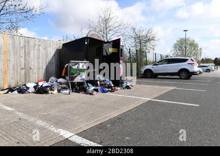 Bureaux de Milton Keynes Business Banque D'Images