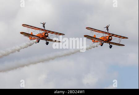 Breitling Wingwalkers Airshow Biggin Hill Banque D'Images