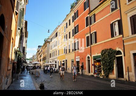 Borgo Pio, Rome, Italie Banque D'Images