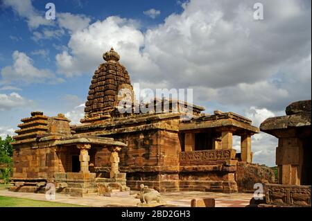 06 juin 2008 Patrimoine Temple de Durga 7ème C/Hindu-Aihole Karnataka-INDE Banque D'Images