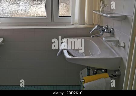 Intérieur de la salle de toilette . Salle de toilette en détail Banque D'Images