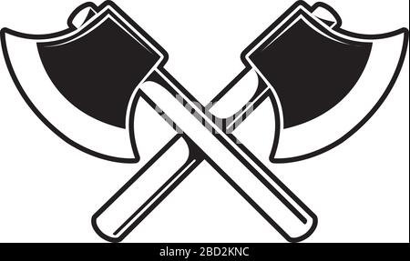 illustration des axes croisés de dessin animé Illustration de Vecteur