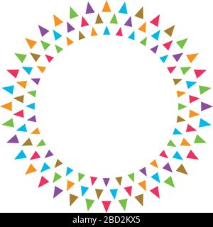 illustration du cercle de motif géométrique Illustration de Vecteur