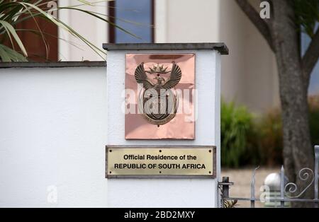 Résidence officielle de la République d'Afrique du Sud à Sandycove dans le comté de Dublin Banque D'Images