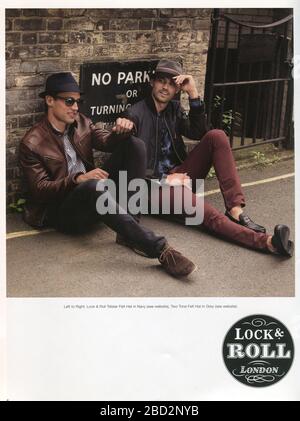 Catalogue Hats J. Lock & Co., publié pour la première fois au Royaume-Uni. Banque D'Images