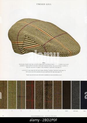 Catalogue Hats J. Lock & Co., publié pour la première fois au Royaume-Uni. Banque D'Images