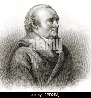 WILLIAM HERSCHEL (1738-1822) astronome allemand-bon britannique Banque D'Images
