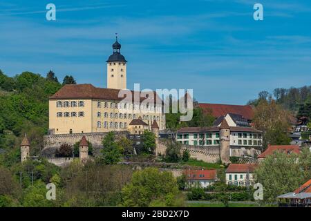 Burg Horneck un magnifique château de Gundelsheim en Allemagne Banque D'Images