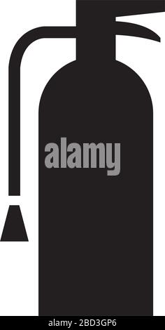 icône d'extincteur / symbole d'information publique Illustration de Vecteur