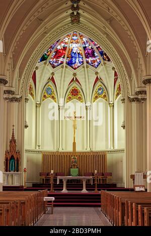 Basilique de la cathédrale Sainte-Marie, Halifax (Nouvelle-Écosse), Canada Banque D'Images