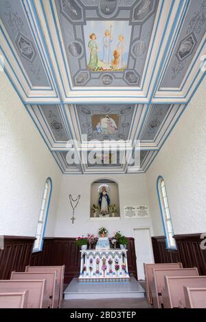 Chapelle notre Dame du bon secours, district de Saint Norbert, Winnipeg (Manitoba), Canada Banque D'Images