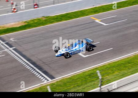 Avril 2017 : Esprit Montjuic au circuit de Barcelone Catalunya, Catalogne, Espagne. Banque D'Images