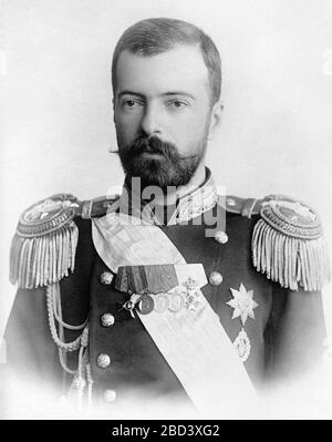 Grand-duc Alexander Mikhaïlovitch, 1890 Banque D'Images