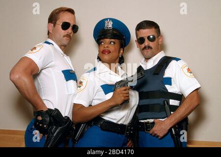 Thomas Lennon (III), Niecy Nash et Carlos Alazraqui, le casting DE RENO 911!:PORTRAIT DE MIAMI le 22 janvier 2007 à Philadelphie par crédit: Scott Weiner/MediaPunch Banque D'Images