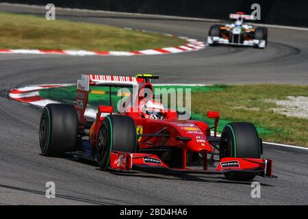 Kimi Raikkonen, Ferrari F60, GP italien 2009, Monza Banque D'Images