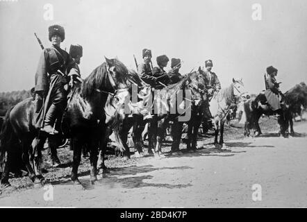 Sacs russes pendant la première Guerre mondiale CA. 1914-1915 Banque D'Images