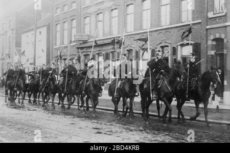 Les lancers belges CA. 1910-1915 Banque D'Images