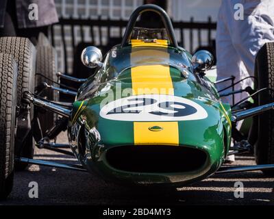 1962 Lotus Climax 25 voiture de course, Goodwood Revival 2019 West Sussex Royaume-Uni Banque D'Images