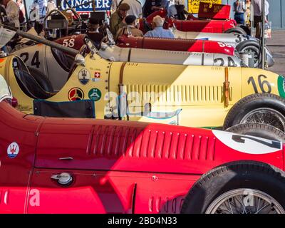 Goodwood Trophy voitures de course, Goodwood Revival 2019 West Sussex Royaume-Uni Banque D'Images