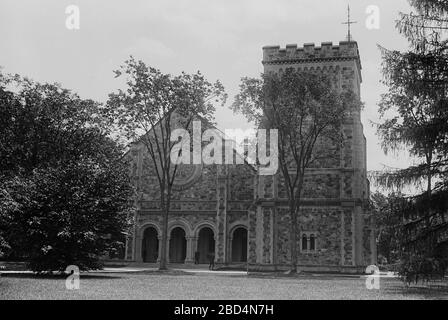 Chapelle au Vassar College Ca. 1910-1929 Banque D'Images