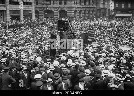 Anarchistes, Union Sq., 7/11/14 Banque D'Images