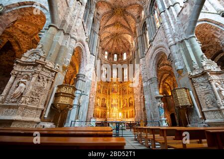 Cathédrale du Sauveur, Ávila, Castille et León, Espagne, Europe Banque D'Images