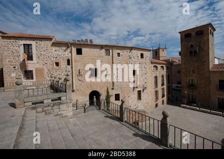 Plaza de San Jorge, Cáceres, Estrémadure, Espagne, Europe Banque D'Images