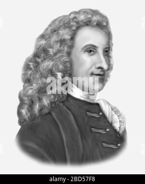 Henry Fielding 1707-1754 romancier anglais dramatiste Magistrate Banque D'Images
