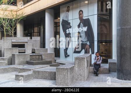 Cap Afrique du Sud : Longmarket St Banque D'Images