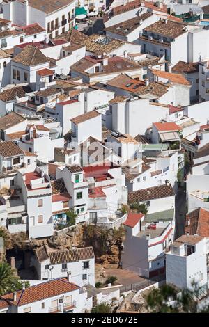 OJEN, Costa del sol, province de Malaga, Espagne. Banque D'Images